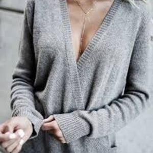 NEW Vici Women's Grey Sweater